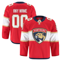 Johmsee Custom F.Panthers Red Home Authentic Pro Jerseys