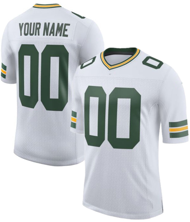 Custom GB.Packers Active Player White 2025 New Vapor Untouchable Limited Football Stitched Jersey