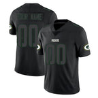 Johmsee Custom GB.Packers Black Impact Limited Home Game Any Name & Numbers Stitched Jerseys