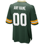 Johmsee Custom GB.Packers Green Home Game Stitched Jerseys