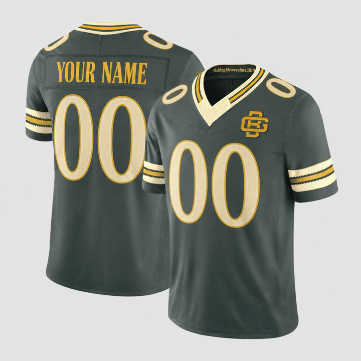 Johmsee Custom GB.Packers Green Rivalries Jersey - All Stitched
