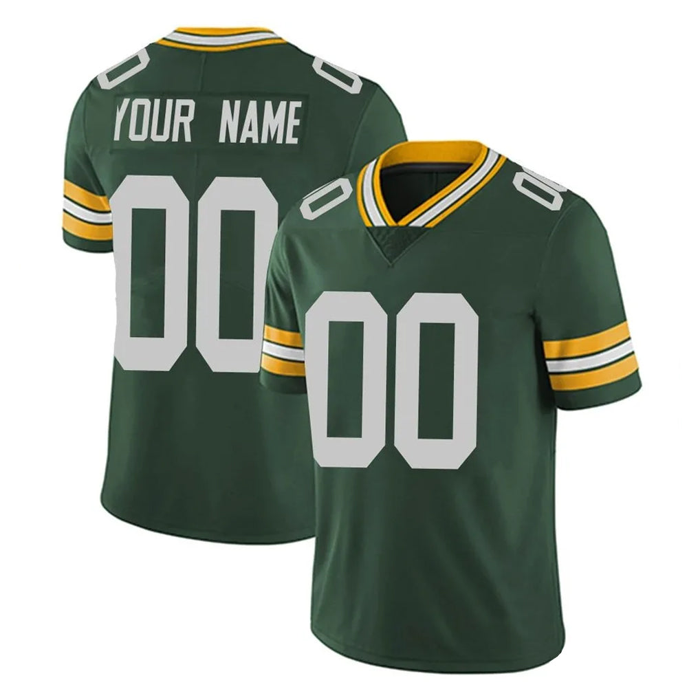 Johmsee Custom GB.Packers Green Vapor Untouchable Limited Home Game Any Name & Numbers Stitched Jerseys