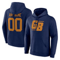 Johmsee Custom GB.Packers Navy The 1923 Classic Pullover Hoodies Limited Game Any Name & Numbers Stitched Jerseys