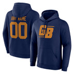 Johmsee Custom GB.Packers Navy The 1923 Classic Pullover Hoodies Limited Game Any Name & Numbers Stitched Jerseys