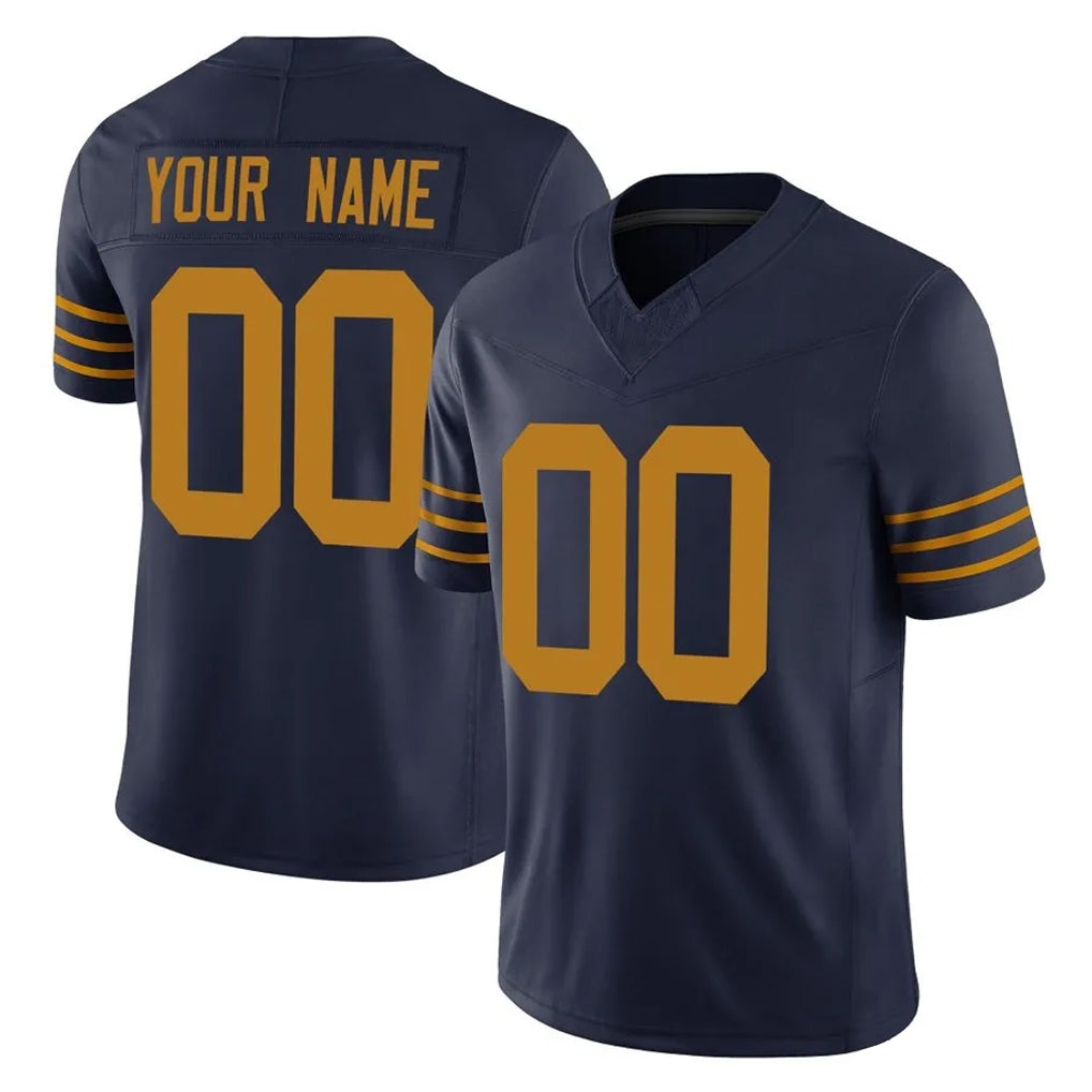Johmsee Custom GB.Packers Navy The 1923 Classic Vapor F.U.S.E. Home Game Any Name & Numbers Stitched Jerseys