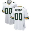 Johmsee Custom GB.Packers White Home Game Stitched Jerseys