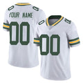 Johmsee Custom GB.Packers White Vapor Untouchable Limited Home Game Any Name & Numbers Stitched Jerseys
