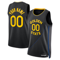 Johmsee Custom G.State Warriors Black 2024-25 Swingman Jerseys - Statement Edition