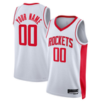 Johmsee Custom H.Rockets White 2022-2023 Swingman Stitched Jerseys- Statement Edition