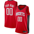Johmsee Custom H.Rockets Red Swingman Stitched Jerseys-Icon Edition