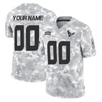 Johmsee Custom H.Texans Arctic Camo Salute To Service Limited Game Any Name & Numbers Stitched Jerseys