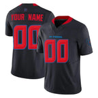 Johmsee Custom H.Texans Navy Limited 2nd Alternate Vapor F.U.S.E. Home Game Any Name & Numbers Stitched Jerseys