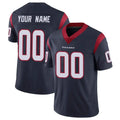 Johmsee Custom H.Texans Navy Limited Vapor Untouchable Home Game Any Name & Numbers Stitched Jerseys