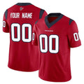 Johmsee Custom H.Texans Red Limited Vapor F.U.S.E. Home Game Any Name & Numbers Stitched Jerseys