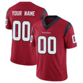 Johmsee Custom H.Texans Red Limited Vapor Untouchable Home Game Any Name & Numbers Stitched Jerseys