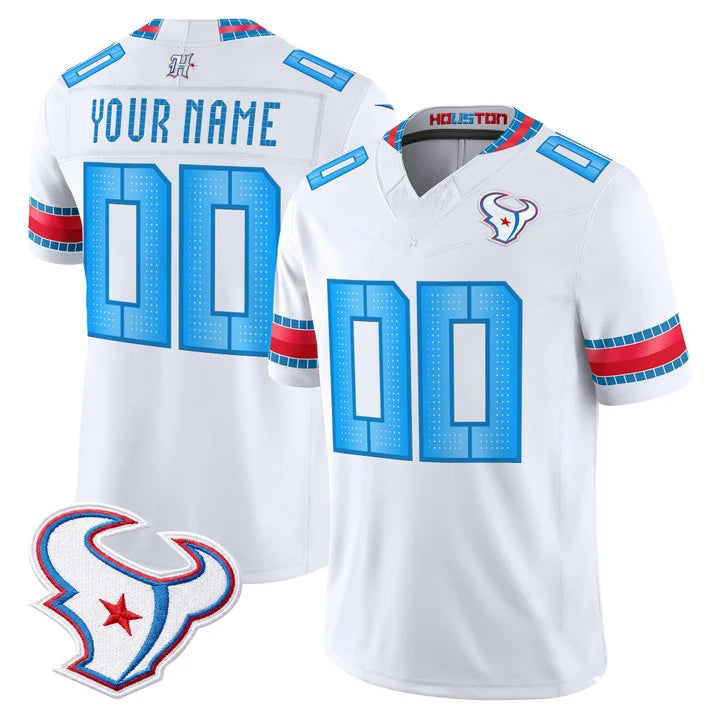 Johmsee Custom H.Texans White 2026 Rivalries Vapor Limited Jersey - All Stitched