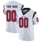 Johmsee Custom H.Texans White Limited Vapor Untouchable Home Game Any Name & Numbers Stitched Jerseys