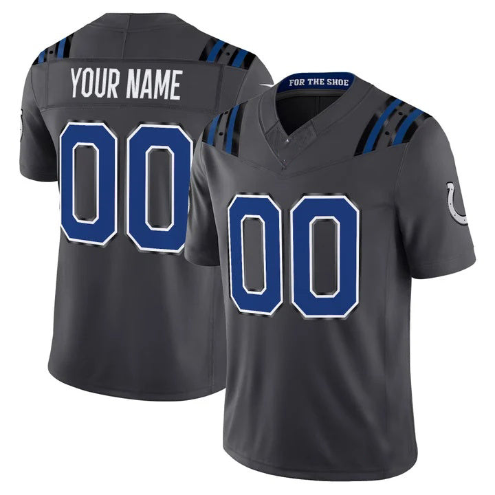 Johmsee Custom IN.Colts Anthracite 2026 Rivalries Vapor Limited Jersey - All Stitched