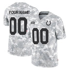Johmsee Custom IN.Colts Arctic Camo Salute To Service Limited Game Any Name & Numbers Stitched Jerseys