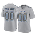 Johmsee Custom IN.Colts Gray Atmosphere Fashion Home Game Any Name & Numbers Stitched Jerseys
