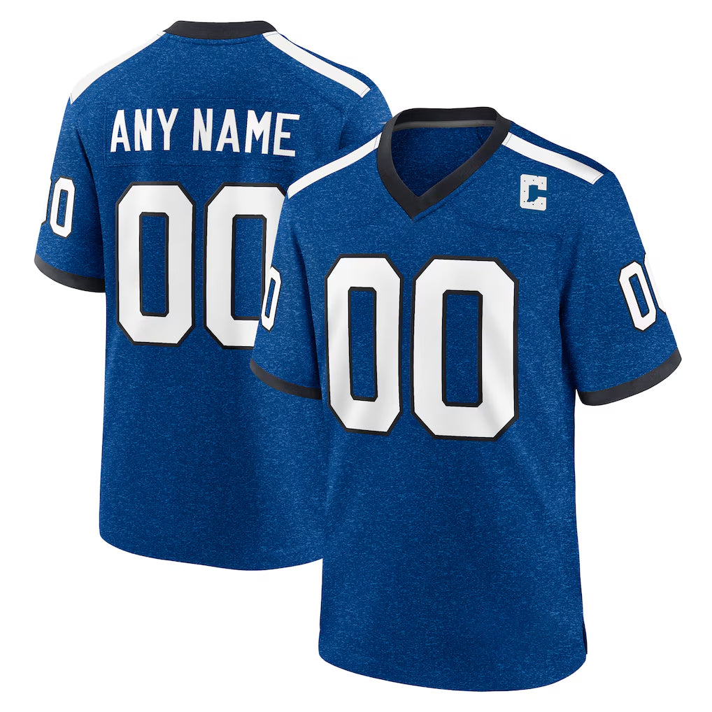 Johmsee Custom IN.Colts Royal Alternate Indiana Nights Home Game Any Name & Numbers Stitched Jerseys