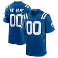 Johmsee Custom IN.Colts Royal Home Game Any Name & Numbers Stitched Jerseys