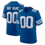 Johmsee Custom IN.Colts Royal Limited Home Game Any Name & Numbers Stitched Jerseys