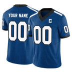 Johmsee Custom IN.Colts Royal Limited Indiana Nights Alternate Vapor F.U.S.E. Home Game Any Name & Numbers Stitched Jerseys