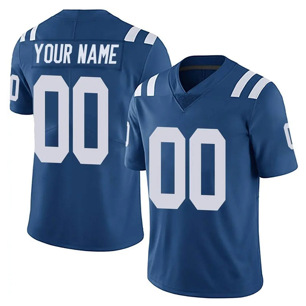 Johmsee Custom IN.Colts Royal Limited Vapor Untouchable Home Game Any Name & Numbers Stitched Jerseys