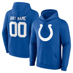 Johmsee Custom IN.Colts Royal Pullover Hoodie Limited Any Name & Numbers Stitched Jerseys