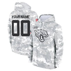 Johmsee Custom J.Jaguars Arctic Camo Salute to Service Hoodies Limited Game Any Name & Numbers Stitched Jerseys