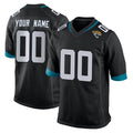 Johmsee Custom J.Jaguars Black Home Game Any Name & Numbers Stitched Jerseys