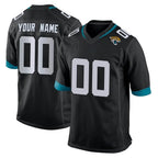 Johmsee Custom J.Jaguars Black Home Game Any Name & Numbers Stitched Jerseys