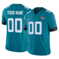 Johmsee Custom J.Jaguars Teal Vapor F.U.S.E. Limited Home Game Any Name & Numbers Stitched Jerseys