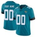Johmsee Custom J.Jaguars Teal Vapor Untouchable Limited Home Game Any Name & Numbers Stitched Jerseys