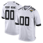Johmsee Custom J.Jaguars White Home Game Any Name & Numbers Stitched Jerseys