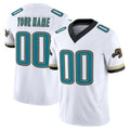 Johmsee Custom J.Jaguars White Prowler Throwback Vapor F.U.S.E. Limited Home Game Any Name & Numbers Stitched Jerseys