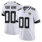 Johmsee Custom J.Jaguars White Vapor Untouchable Limited Home Game Any Name & Numbers Stitched Jerseys