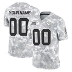 Johmsee Custom KC.Chiefs Arctic Camo Salute To Service Limited Game Any Name & Numbers Stitched Jerseys