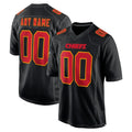 Johmsee Custom KC.Chiefs Black Fashion Home Game Any Name & Numbers Stitched Jerseys