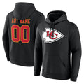 Johmsee Custom KC.Chiefs Gray LoGo Pullover Hoodies Limited Any Name & Numbers Stitched Jerseys