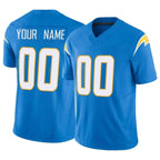 Johmsee Custom LA.Chargers Blue Limited Vapor F.U.S.E. Home Game Any Name & Numbers Stitched Jerseys