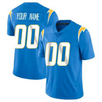 Johmsee Custom LA.Chargers Blue Limited Vapor Untouchable Home Game Any Name & Numbers Stitched Jerseys