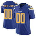 Johmsee Custom LA.Chargers Royal Limited Color Rush Vapor Untouchable Home Game Any Name & Numbers Stitched Jerseys