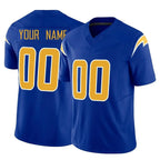 Johmsee Custom LA.Chargers Royal Limited Vapor F.U.S.E. Home Game Any Name & Numbers Stitched Jerseys