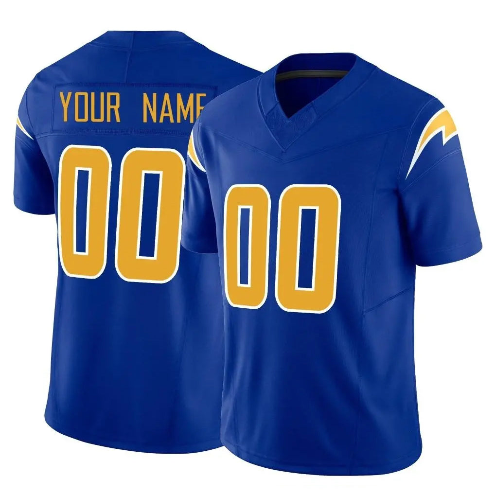 Johmsee Custom LA.Chargers Royal Limited Vapor F.U.S.E. Home Game Any Name & Numbers Stitched Jerseys