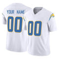 Johmsee Custom LA.Chargers White Limited Vapor F.U.S.E. Home Game Any Name & Numbers Stitched Jerseys