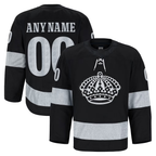 Johmsee Custom LA.Kings Black Alternate Authentic Pro Jerseys