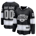 Johmsee Custom LA.Kings Black Home Breakaway Jerseys