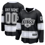 Johmsee Custom LA.Kings Black Home Breakaway Jerseys